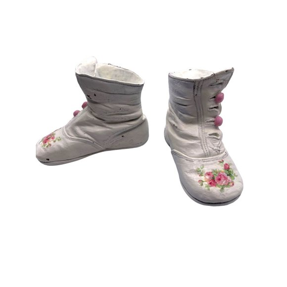 High Button Baby Shoes Decor, figurines - Picture 4 of 12